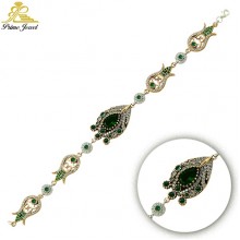 Gümüş Otantik Taşlı Biezik /Bileklik